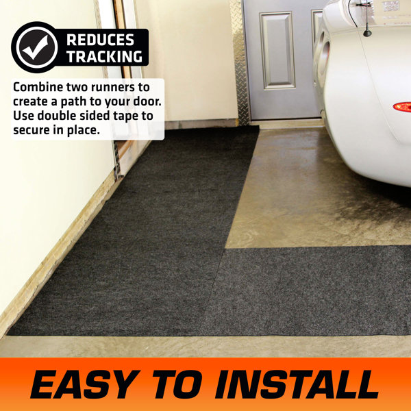 Armor All Garage Floor Runner, Protective MultiPurpose Mat Absorbent/Trimmable/Easy To Clean